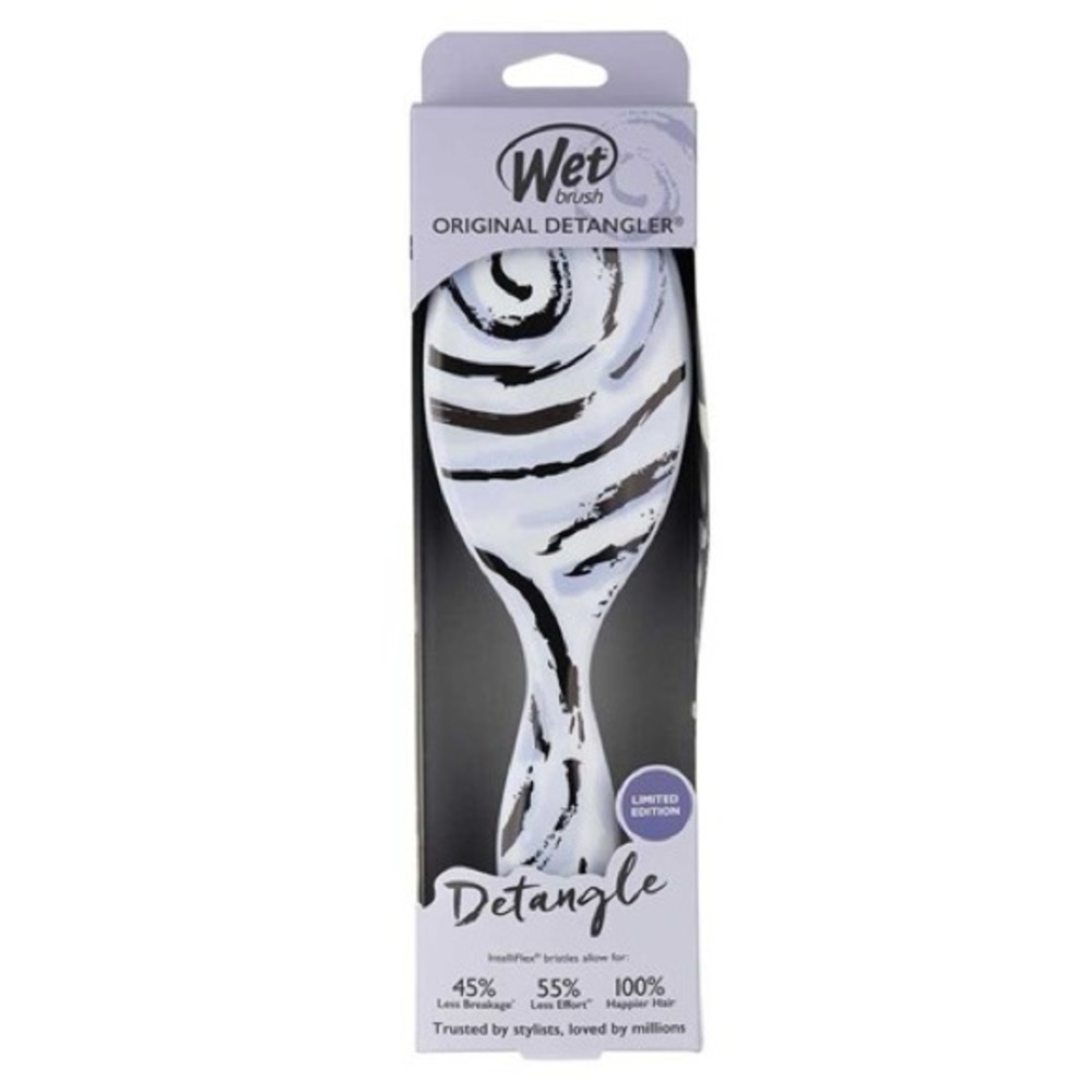 Wet Brush Original Detangler, Full Size, Black and White